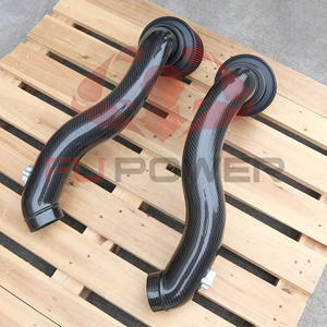 BMWドライカーボンファイバー空気取り入れ口X5m X6m F85 F86カーボンファイバーチューブ用 - Product Image 4