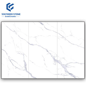 1600X3200mm Naturel Italien <span class=keywords><strong>Blanc</strong></span> Marbre Sol Carrelage Mural Grande Dalle Rock Beam Mat pour Salle À Manger Salon Hall TV Fond - Product Image 4