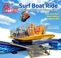 Offre Spéciale : Manèges Familiaux pour Parcs d'Attractions – Attractions Extérieures Crazy Surf's Up pour Enfants et Adultes en Promotion