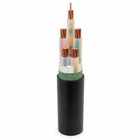 Câble d'alimentation en cuivre LSZH YJV 0.6/1kV 4X70+1X35 résistant au feu, isolation XLPE WDZN, gaine PVC, câble de fonctionnement 90°C
