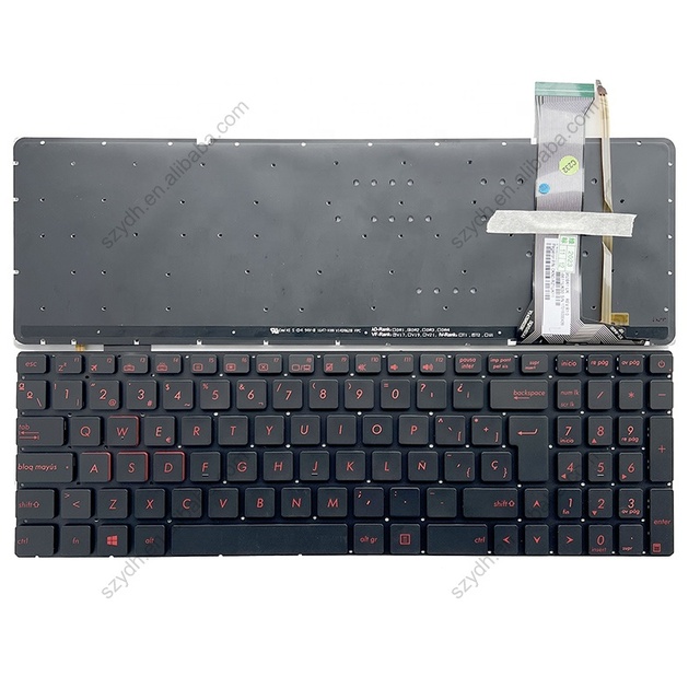 Notebook Spanish Keyboard for Asus ROG GL552 GL552VL GL552V GL752 GL752VM VL VW G551 ZX50 SP ES Laptop Replacement Keyboards New