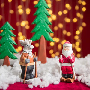 2025 nuevo tallado de madera decorativo para Navidad DIY decoración de pared estilo de arte popular modelo de grabado de <span class=keywords><strong>pino</strong></span> caja de patrón para <span class=keywords><strong>el</strong></span> hogar y la Oficina - Product Image 5