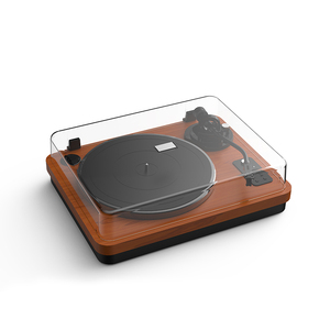 เครื่องเล่นแผ่นเสียงออลอินวันระดับพรีเมียม พร้อมการเล่นแผ่นเสียงไวนิล 3 ระดับความเร็ว, บลูทูธ, การบันทึกเสียงผ่าน <span class=keywords><strong>USB</strong></span> MP3 และหัวเข็ม <span class=keywords><strong>Audio</strong></span>-<span class=keywords><strong>Technica</strong></span> - Product Image 1