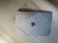 Coque de protection pour ordinateur portable personnalisée, durable, transparente comme du cristal, pour Macbook PC