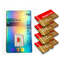 Carte mémoire flash Mini SD en plastique avec logo personnalisé, classe 10 U1 U3, 256 Go/128 Go/64 Go pour smartphone, MP3, appareil photo, GPS, DVR