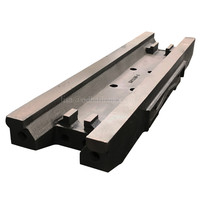 Grande base de machine-outil de fraisage à portique CNC en fonte grise, personnalisée, moulée par mousse perdue, à lit incliné, pour formes de précision, Corée