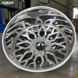 NJQS 车轮 26x16 锻造深盘高抛光26英寸锻造镀铬轮圈 - Product Image 2