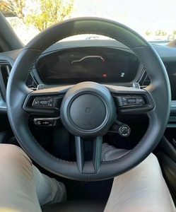 Volante Plano de Cuero Genuino a <span class=keywords><strong>Precio</strong></span> de Fábrica para <span class=keywords><strong>Porsche</strong></span> Macan, Panamera, <span class=keywords><strong>Cayenne</strong></span>, 911, 718, 991, Volante Personalizado - Product Image 5