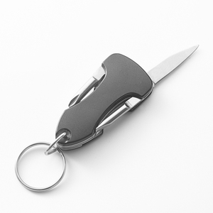 4 trong <span class=keywords><strong>1</strong></span> thép không gỉ đa chức năng cắm trại ngoài trời dao bỏ túi mini Keyring gấp dao - Product Image 2