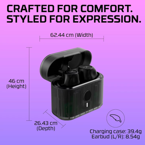 HyperX Cirro Buds Pro True Wireless Earbuds Active Noise Cancellation ANC Ambient Sound <strong>Bluetooth</strong> 5.2 IPX4 PC Switch Original 1 - Product Image 2