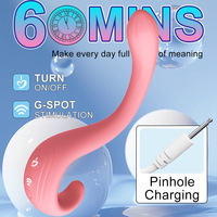 Flexibler, starker Vibrator mit Batteriebetrieb, G-Punkt-Vibrator aus weichem Silikon, Klitoris-Vibrator, Sexspielzeug für Frauen