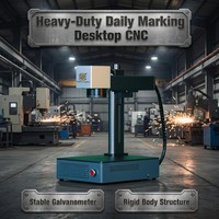 Nouvelle machine laser à fibre compacte de pointe pour marquage quotidien, graveur CNC de bureau avec prise en charge IA/LAS, galvanomètre stable pour métal