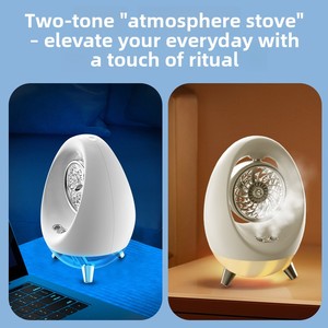 Wholesale Rocket-Shaped Mini Rechargeable USB Home Desktop Dual Spray Air Cooler Misting <b>Fan</b> Water Smart - Product Image 3
