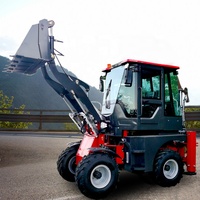Mini Backhoe Loader Kecil Bertenaga dengan Performa Penggerak 4x4 yang Kuat, Kapasitas 3ton 5ton 6ton Dilengkapi Aksesoris, Dijual