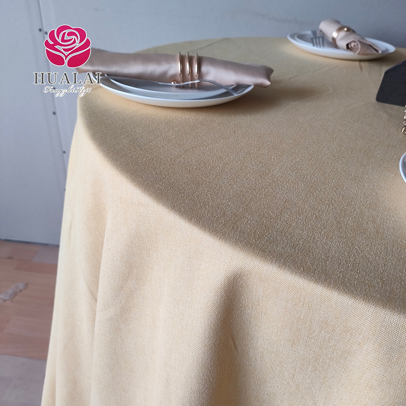 S003 champagne Ivory Polyester Linen 108