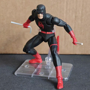 Figurine d'action Black Daredevil de style bande dessinée MAFEX de CT Factory, modèle de collection Marvel <span class=keywords><strong>Tom</strong></span> Hiddleston en PVC à assembler - Product Image 4