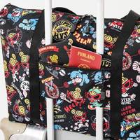 Tas Selempang Motif Kartun Gaya Jepang Musim Panas Gugur Kapasitas Besar 20-35L Bahan Poliester Tote & Duffel Aksesoris Fashion Unisex