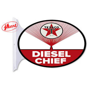 Placa de brida ovalada personalizada de 12 "x 16,8", Impresión de doble cara, Motor de gasolina, señal de brida de aceite, cueva para hombre, tienda de garaje, decoración de pared, letrero de estaño - Product Image 3