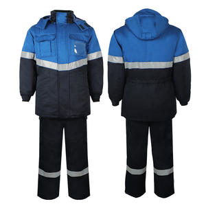 Combinaison de travail pour hommes Xk-25-17456 en coton et acrylique, imperméable, ignifuge, antistatique, résistante au froid - Product Image 3