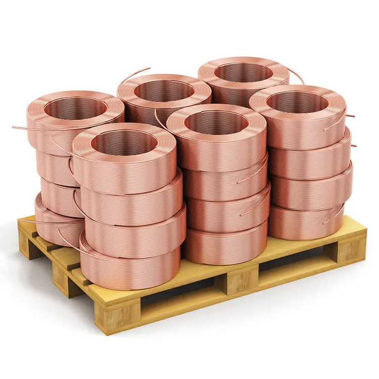 3/8"15m(50FT) Roll Pancake Copper Tube Pipe Coil ASTM B280 air conditioner copper pipe 6.35mm 1/4 inch copper tube for Plumbing