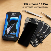 Modul Layar OLED FHD Fleksibel untuk iPhone X XR XS XS Max 11 11 Pro 11 Pro Max Perakitan Layar Sentuh OLED Lunak Suku Cadang Pengganti