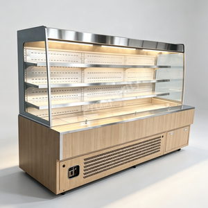 Vitrina Refrigerada de 3.0m con Enfriamiento por <span class=keywords><strong>Aire</strong></span> y Control de Humedad, Refrigerador Comercial para Frutas y Verduras Frescas - Product Image 1