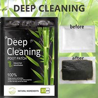 Coussinets pour les pieds Detox Nettoyage en profondeur Dissolvant de toxines Produit de beauté et de soins personnels pour la désintoxication du corps
