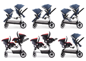 Nhà Sản Xuất Trung Quốc Bán Nóng Giá Rẻ Bé Twin Đôi Xe Đẩy Nhẹ - Product Image 3