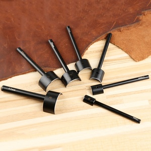 7 unids/set 1/<span class=keywords><strong>2</strong></span> forma de círculo 15-45mm cortador de golpe punzonadora de cuero herramienta de artesanía de cuero herramientas de mano - Product Image 5
