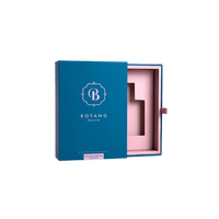 Scatola Regalo Cosmetici di Lusso di Alta Gamma, Scatola Portagioie Personalizzata a Cassetto, Scatola per Profumo Goffrata, Scatola in Cartone Rivestito UV per Matrimoni