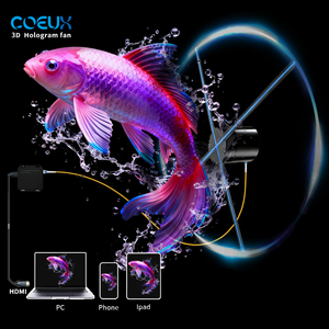 Ventilateur holographique 3D avec entrée vidéo en direct pour la projection LED haute résolution de contenu pour la publicité scénique et les événements - Product Image 1