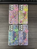 Pour Honor 400 X9C X8C X7C X6C Fleur TPU Couverture de Téléphone pour Samsung A32 A05 A06 S26 Simple Paillettes Téléphone Cas avec Chaîne Papillon
