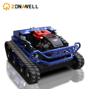 Tondeuse à gazon à chenilles électrique télécommandée avec une largeur de coupe de 800mm Forte adaptabilité pour la manipulation de divers terrains - Product Image 1