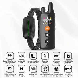 Collar de Adiestramiento Electrónico Recargable para Perros con Pantalla LCD, Antiladridos, Impermeable 3300FT, Ecológico, con Sonido y Diseño Moderno, Venta al por Mayor - Product Image 2