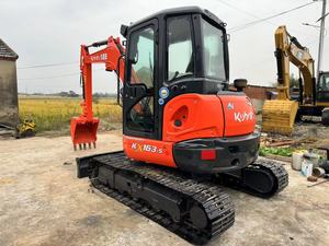 Japón utilizó Kubota KX163 excavadora sobre orugas maquinaria de construcción Mini máquina usada Kubota KX163 excavadora pequeña excavadora - Product Image 4