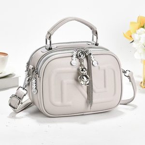 2026 Trendy Women's Crossbody Shoulder Bag with Zipper Closure Polyester Lining Small <b>Square</b> Design-High-End Fashionable Handbag - Product Image 3