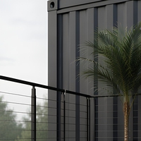Maison préfabriquée en conteneurs à deux étages, maison modulaire prête à l'emploi, fabricant certifié IBC CE ISO