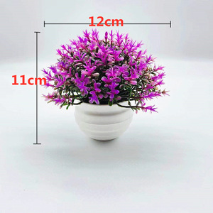 Plante artificielle réaliste en <span class=keywords><strong>eucalyptus</strong></span>, petite plante en <span class=keywords><strong>pot</strong></span>, fausse verdure pour la décoration de la maison, du bureau, de la table, art moderne - Product Image 6