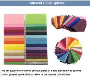 Hot Sale Custom Silver Logo Print Tissue Wrapping Paper for Packaging Clothes Gift - Product Image 6