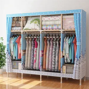 热销最佳木质衣柜现代儿童卧室家具服装木质衣柜