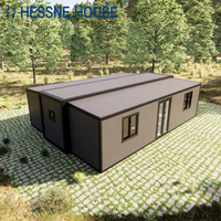 Maison conteneur préfabriquée moderne et extensible de 40/20 pieds, prête à l'emploi, 2, 3, 4 ou 5 chambres, villa préfabriquée, maison portable