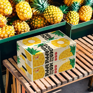 Boîtes <span class=keywords><strong>cadeaux</strong></span> en carton ondulé personnalisées, écologiques et portables, de qualité alimentaire, <span class=keywords><strong>pour</strong></span> fruits et <span class=keywords><strong>cadeaux</strong></span> - Product Image 4
