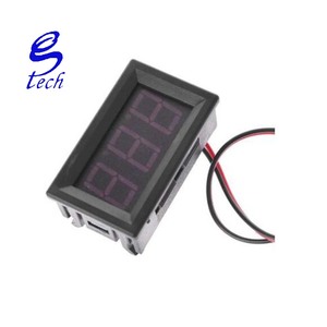 Đồng Hồ Đo Điện Áp Kỹ Thuật Số <span class=keywords><strong>DC</strong></span> 0-30V 0.56 Inch Vôn Kế LED <span class=keywords><strong>DC</strong></span> 0V-30.0V 3 Dây Đỏ Xanh Xanh DSN-DVM-568L-3 - Product Image 2