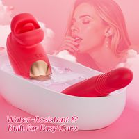 Stimulateur clitoridien, anal et des mamelons, Dildo vibrant, Outils de plaisir, Vibrateurs buccaux pour stimulation du point G, Jouets sexuels pour femmes