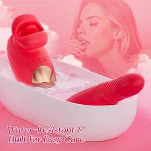 Stimulateur clitoridien, anal et des mamelons, Dildo vibrant, Outils de plaisir, Vibrateurs buccaux <span class=keywords><strong>pour</strong></span> stimulation du point G, Jouets sexuels <span class=keywords><strong>pour</strong></span> femmes - Product Image 5