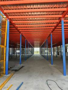 Paneles de plataforma de entresuelo de acero resistente más populares Estante de almacén industrial galvanizado para artículos de almacenamiento Estante de hierro - Product Image 5