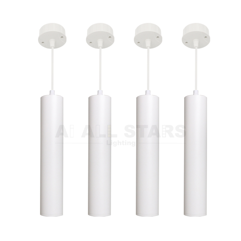 Потолочный светильник с поверхностным креплением для ресторана и офиса, подъемная лампа, прожектор, современные Длинные трубки, цилиндрические люстры и подвесные светильники