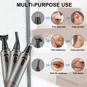 เครื่องโกนหนวด mry MINI 3 in 1แบบชาร์จไฟได้เครื่องโกนหนวดเคราเครื่องเล็มขนจมูกแบบมืออาชีพไร้สายเครื่องเล็มขนหูและจมูกสำหรับผู้ชาย - Product Image 5