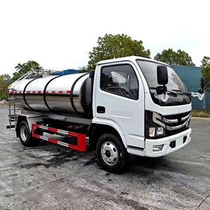 Camión Dongfeng con tanque de acero inoxidable de 5CBM para el transporte de leche fresca en granjas - Product Image 4