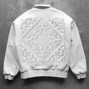 DIZNEW Veste en cuir imperméable pour hommes Veste de motard en cuir punk surdimensionné à la mode personnalisée Fournisseur en gros - Product Image 2